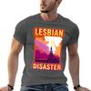 Lesbian Disaster  TShirt Light Athletic Short Sleeve Tee Shirt