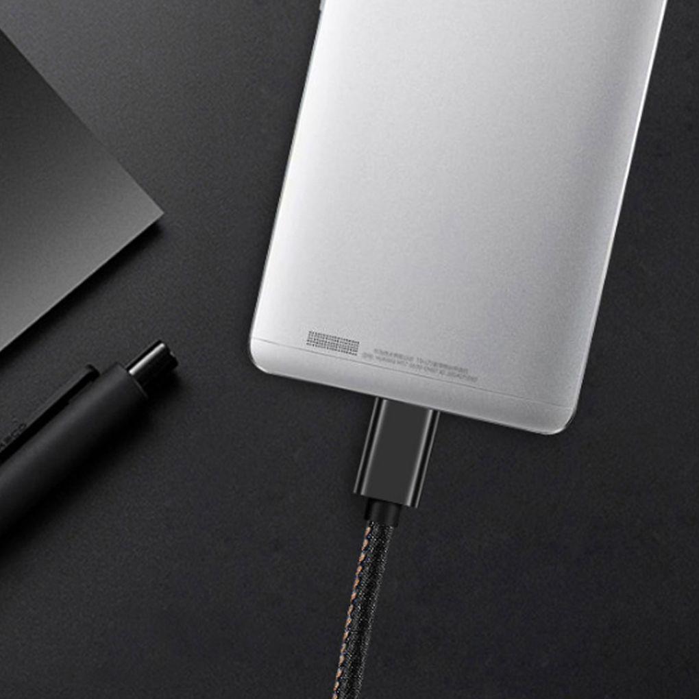 Джинсовый кабель для быстрой зарядки и передачи данных USB шнур питания Подходит для Android Type-C