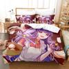 Ranma 1/2 Bedding Set Single Twin Full Queen King Size Bed Set Adult Kid Bedroom Duvet Cover Sets 3D Print Anime Bed Sheet Set