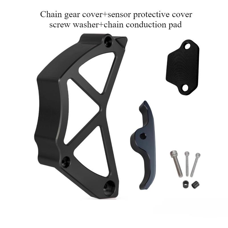 Motorcycle chain gear protection cover sensor protection cover decorative for KTM DUKE 790 890ADV R S 2018-