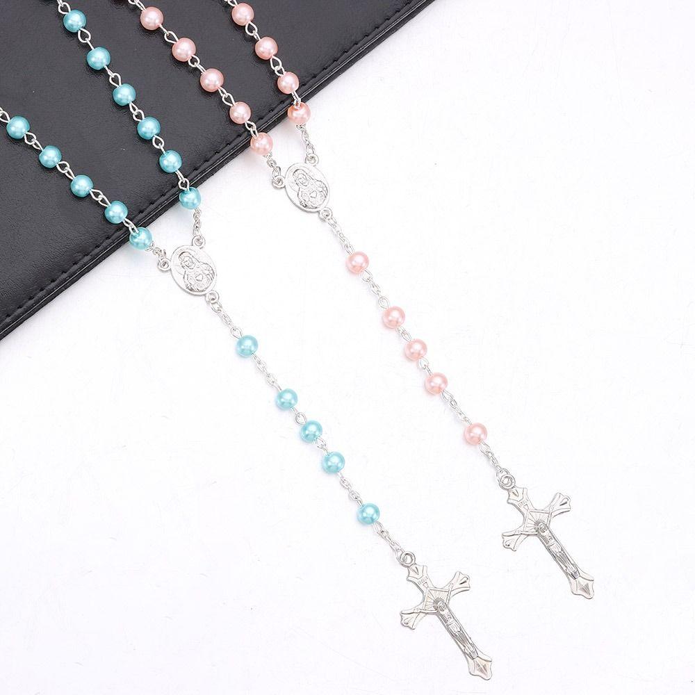 6 мм четки бусины четки католическое ожерелье простой стиль женское ожерелье для девочки-подростка