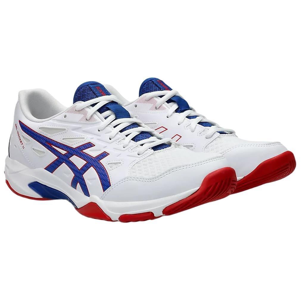 Asics Мужские кроссовки Gel-Rocket 11 'Белый Синий Красный' 1073A065-105