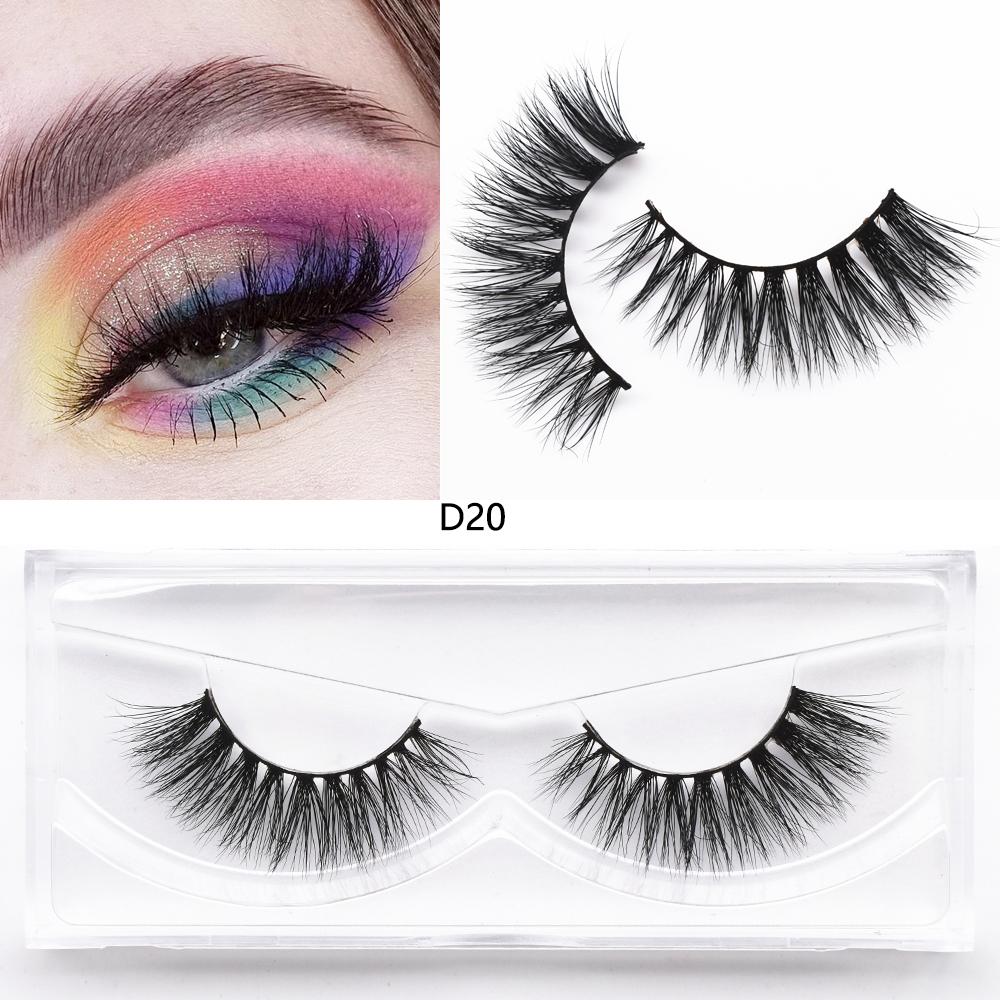 A13 False Eyelash 3D Mink Lashes Soft Natural Handmade Cruelty Free Mink Eyelashes Lightweight Full Strip Cilios Posticos Makeup