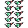 10 Set G Type Rotating Micro Nozzle for Plants, Greenhouse Sprinkler with Uniform Spray