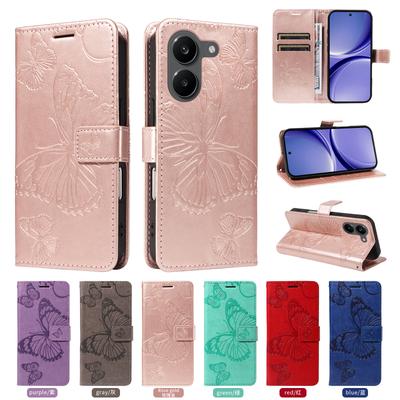 Для Poco X8 Pro X8 Pro Max Чехол-книжка «Большая бабочка» Для Coque Xiaomi Poco X5 X6 X7 X8 Pro Кошелек Карты Кожаная обложка-книга для телефона