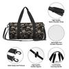 Retro Grunge Skulls Print Travel Duffel Bags Unisex Foldable Waterproof Carry on Luggage Bag Lightweight Yoga Gym Sports Bag