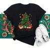 Just A Girl Who Loves Christmas Print Women Tshirts Cute FeUnisex Christmas Clothes New Year Party Tshirt