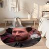 Messi Round Floor Mat Perfect for Bedrooms Foyer Hallway Outdoor Antislip Round Carpet Decorate Offices Perfect Gift for Valentine’s Wedding Birthday