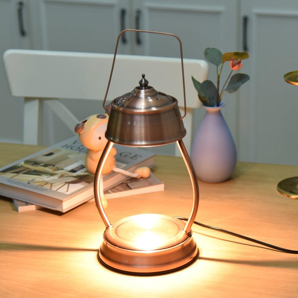 Dimmable Electric Candle Lamp European Design Candle Melting Lamp Wax Warmer Lamp Office Decor