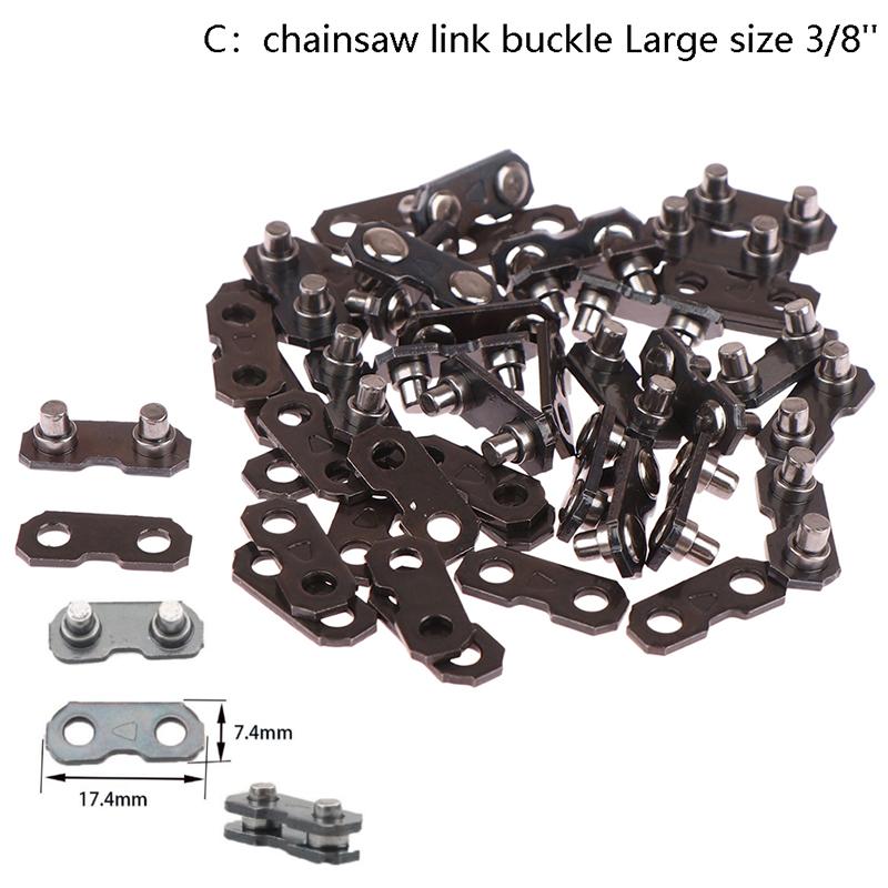 10 Pairs Professional Saw Chain Lock 0.404" 0.325" 3/8" 3/8"Lp Is Available Chainsaw Link Buckle