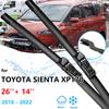 3x для Toyota Sienta XP170 MK2 2016 2017 2018 2022 передние и задние дворники лобовое стекло окно