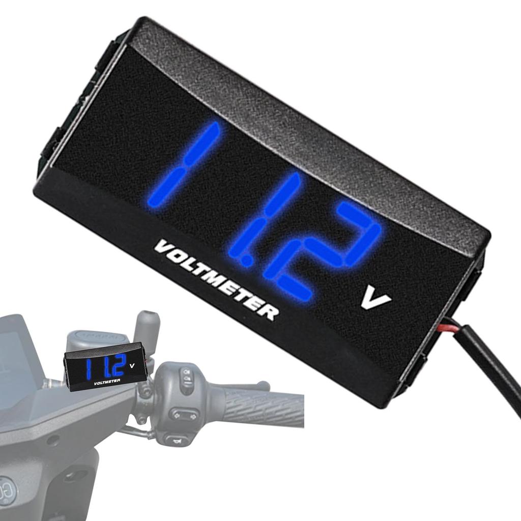 Voltmeter - Waterproof LED Car Voltmeter, Digital Voltmeter | Portable Digital Voltmeter,