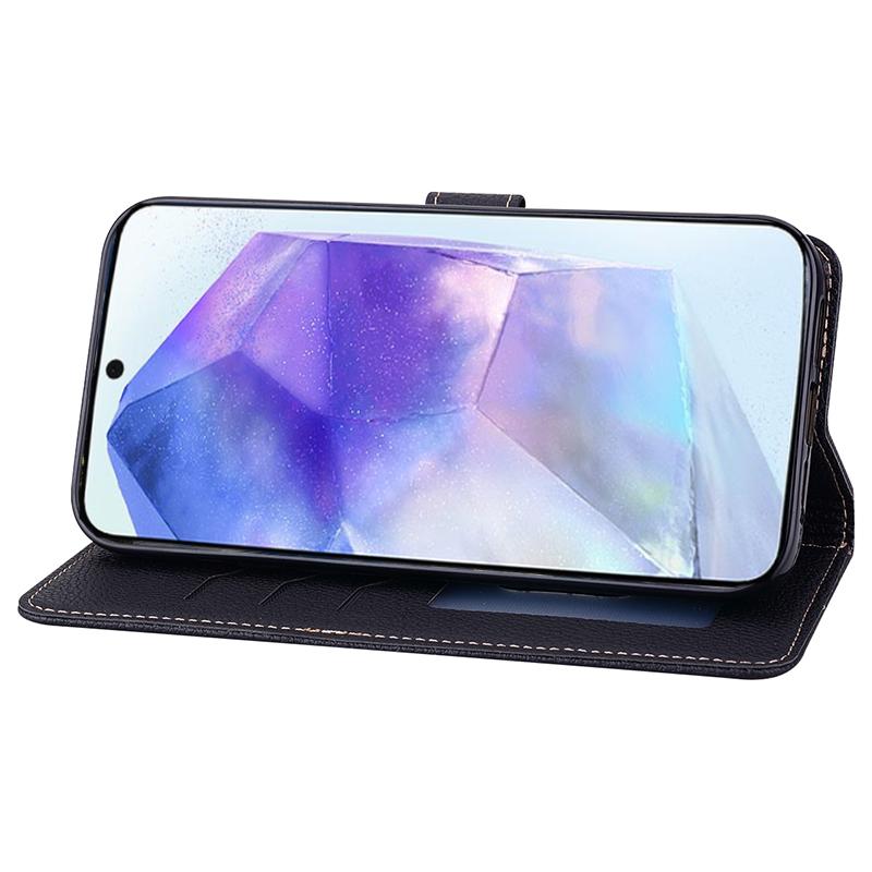 Чехол для Samsung A55 A35 A25 A15 A05S, текстурированный кожаный кошелек, флип-обложка для книги для Samsung Galaxy A05S A05 A15 A25 A35 A55, противоударные чехлы-сумки для телефонов