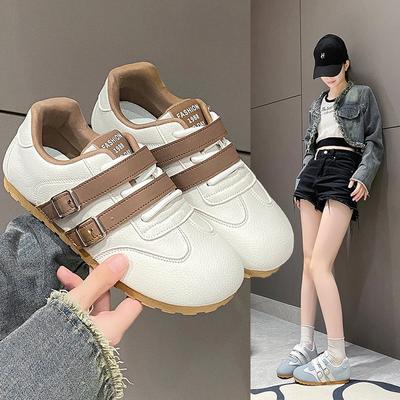 Модные и удобные женские осенние модные универсальные туфли-пуховики Niche Sports Casual Small White Shoes