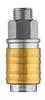 Quick connector for compressor with 1/4" external thread