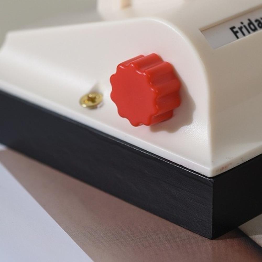 Ретро Вращающийся Календарь Свет Роскошный Вечный Календарь Креативный Настольный Календарь Отель