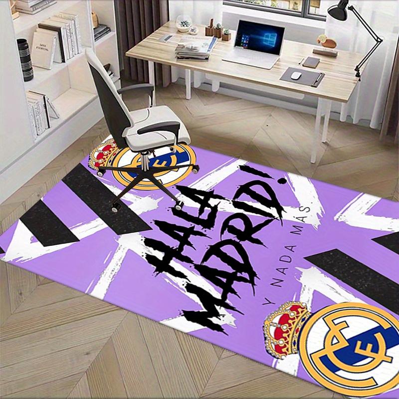 1 шт. Реал Мадрид, Футбольный клуб, Спортивная команда, Ковер для офиса, Мягкий полиэстер, Коврик для прихожей, Моющийся, Не