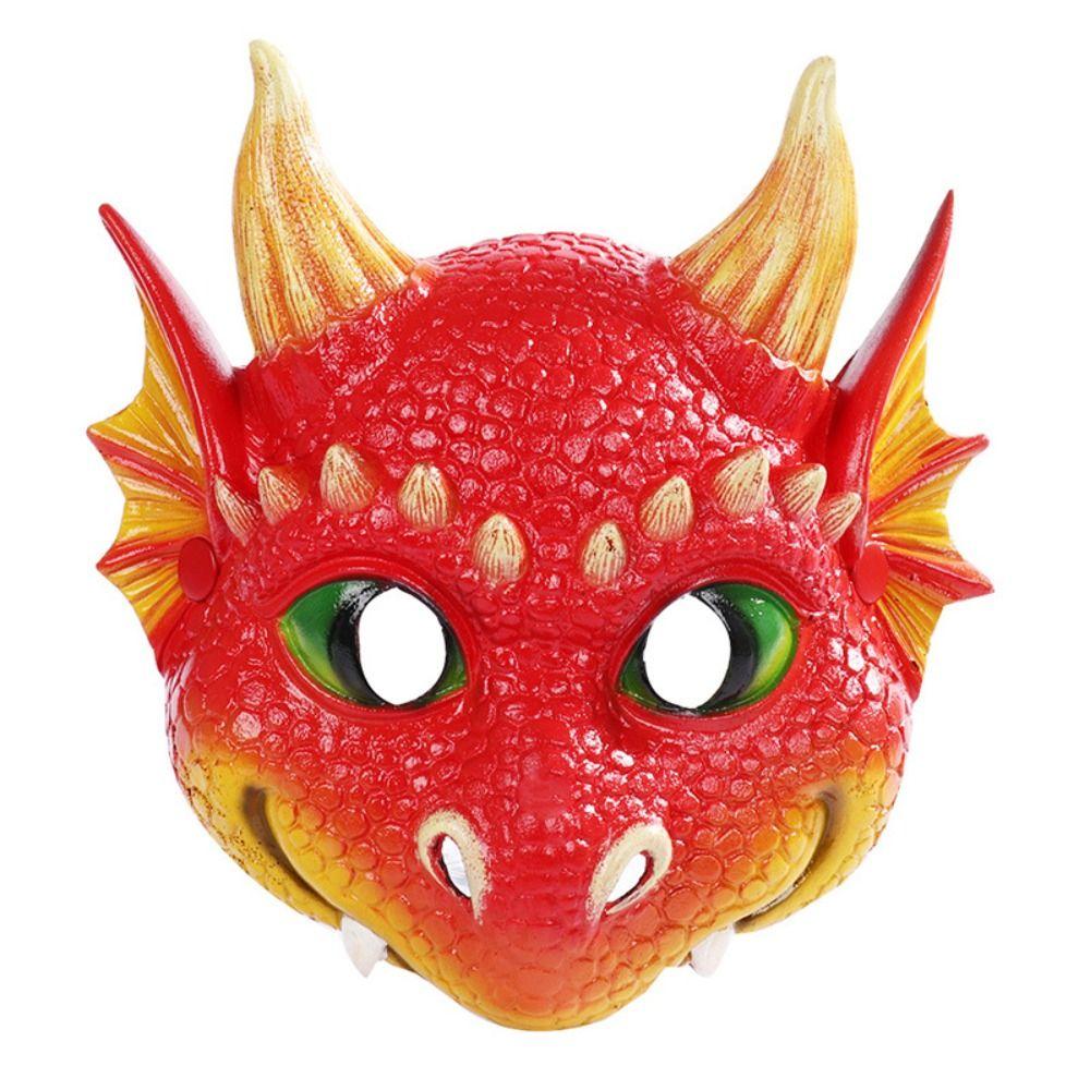 Party Accessories Halloween Party Decoration Dragon Mask Cosplay Prop Masquerade Children Dino Mask