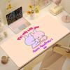 Mouse S A-Asamimichan Pad Bunny Large Mouse Cute Mat Pad Anti-slip Computer Game Big Cartoon Keyboard Office Rubber PC Mice