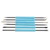 1 Set 6pcs Professional Solder Assist Disassembly Tools Soldering Aid Repair Double Sided Blue