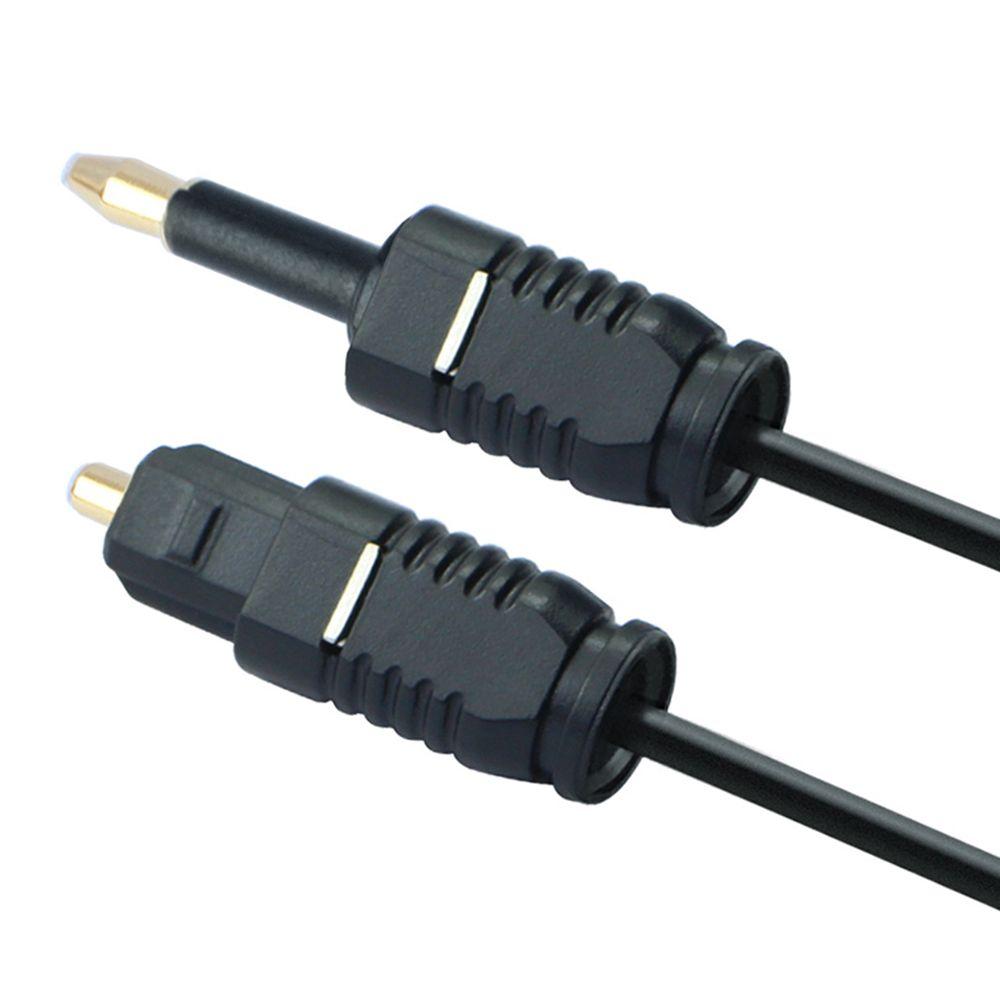 Professional Gold-plated Digital SPDIF Line Audio Cable 3.5mm to Toslink Optical Fiber Cord
