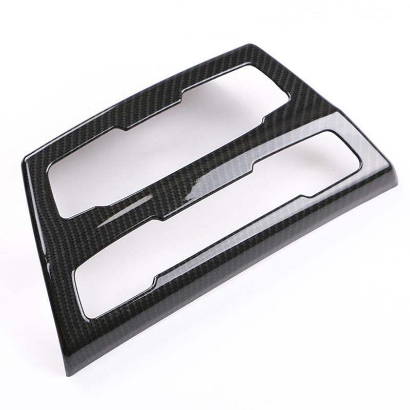 Панель-накладка на рамку регулятора громкости центральной консоли автомобиля в стиле карбонового волокна для BMW X1 F48 2016- Автомобиль