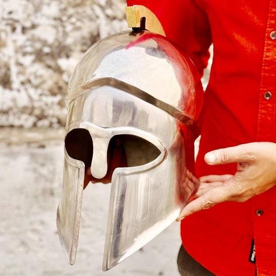 Шлем греческого воина Древний, носимый дизайн для косплея, LARP, костюм на Хэллоуин Лучший подарок для него