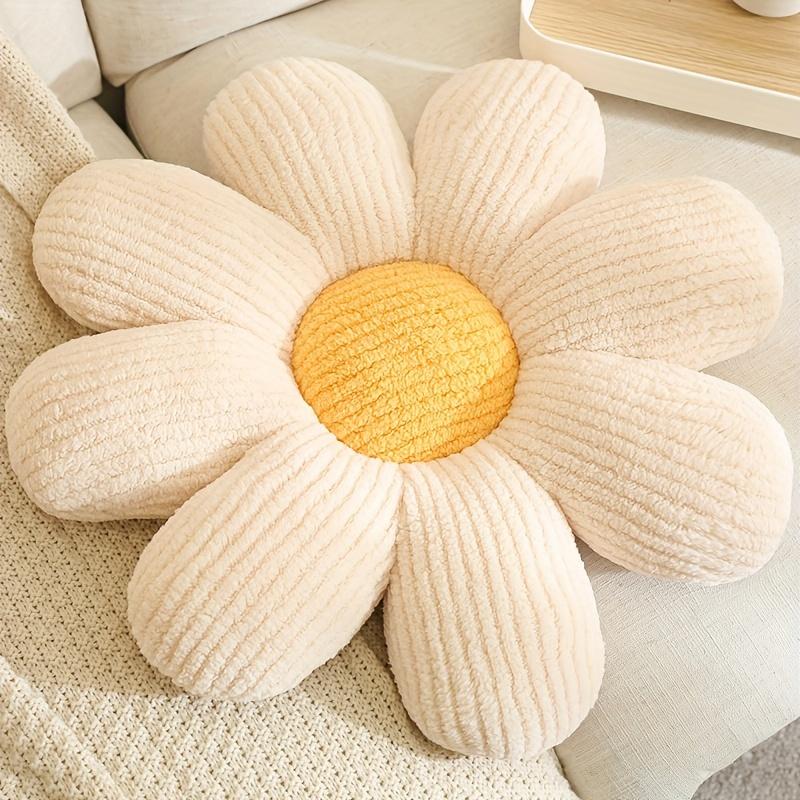 Soft Plush Polyester Woven 8-Petal Flower Cushion Assorted Colors Home Sofa Bedroom Chair Decorative Pillow Japanese Tatami Mat Cushion Pad