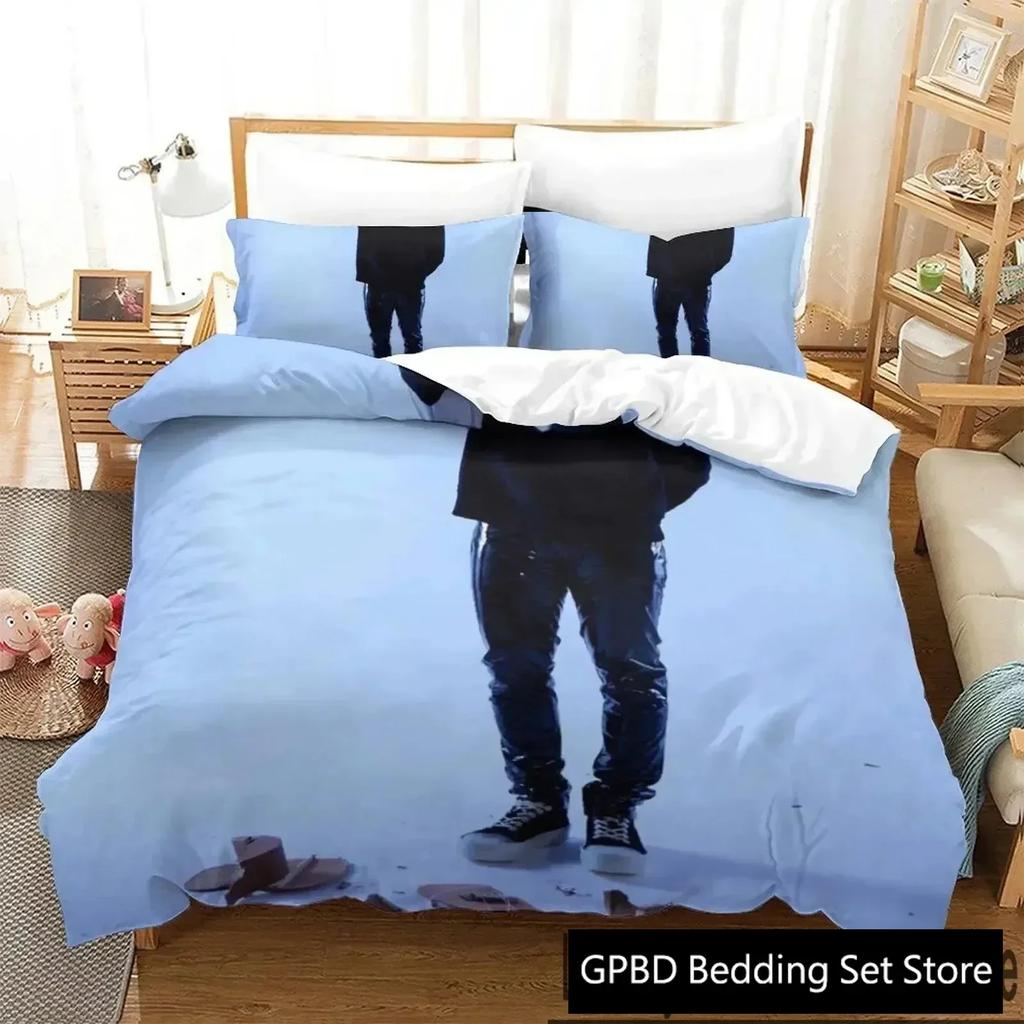 Комплект постельного белья с 3D-принтом Boywithuke Односпальный Полуторный Двуспальный Квин-сайз Кинг-сайз Кал-Кинг Комплект постельного белья