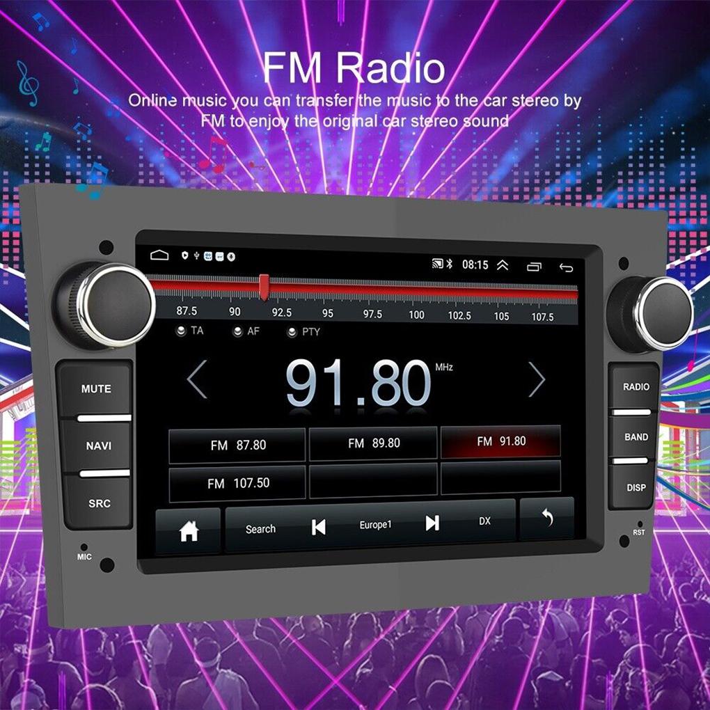 7" Автомагнитола для Vauxhall Opel Astra Corsa для Apple Carplay Car Radio Stereo GPS Android 13 Автомобильный мультимедиа Автомобильный экран