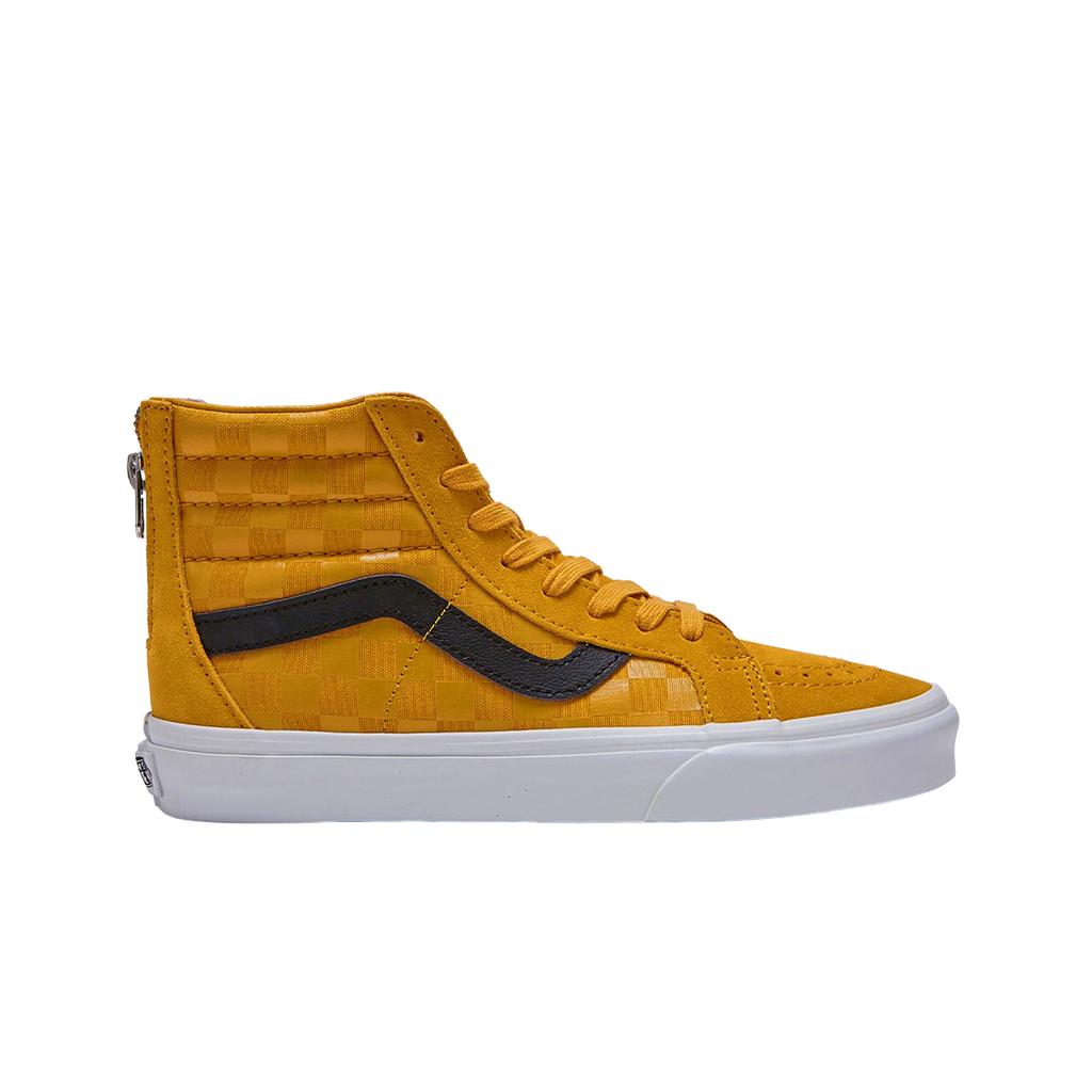Vans Sk8-hi Reissue Zip Тональный Клетка Золотисто-Желтый