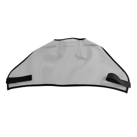 Защитная маска для лица от мух, защита от ультрафиолета на половину лица, летняя защита от насекомых-вредителей, регулируемая дышащая сетка для лошади