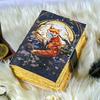 Fox Leather Journal: Handmade Grimoire, Blank Book of Shadows, Celestial Gifts