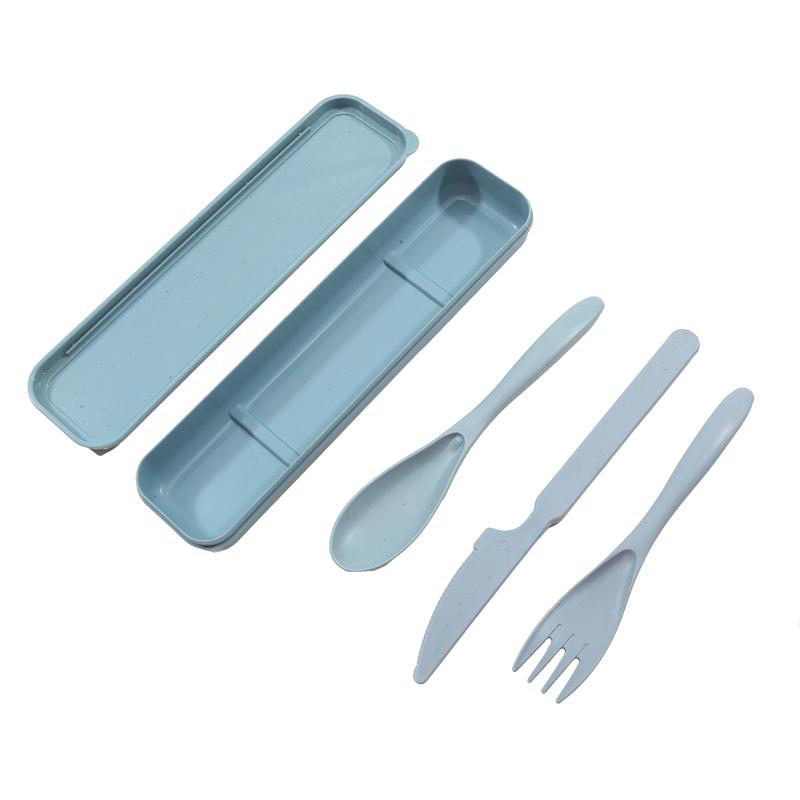 Набор посуды, нож для пшеницы, вилка и ложка, трехсекционные аксессуары для кемпинга на открытом воздухе, набор походной посуды 3 в 1
