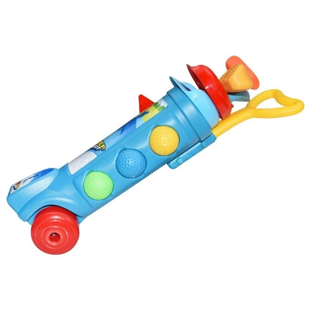 Multicolor Ball Golf Set Toys Early Educational Children's Practice Golf Indoor Outdoor