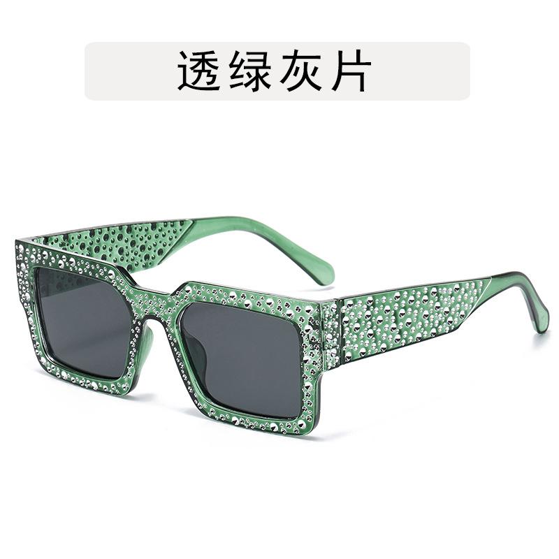 Хип-хоп Стильные женские солнцезащитные очки Квадратная форма Защита UV400 Солнцезащитные очки Мужская мода Трендовые для путешествий Женские солнцезащитные очки