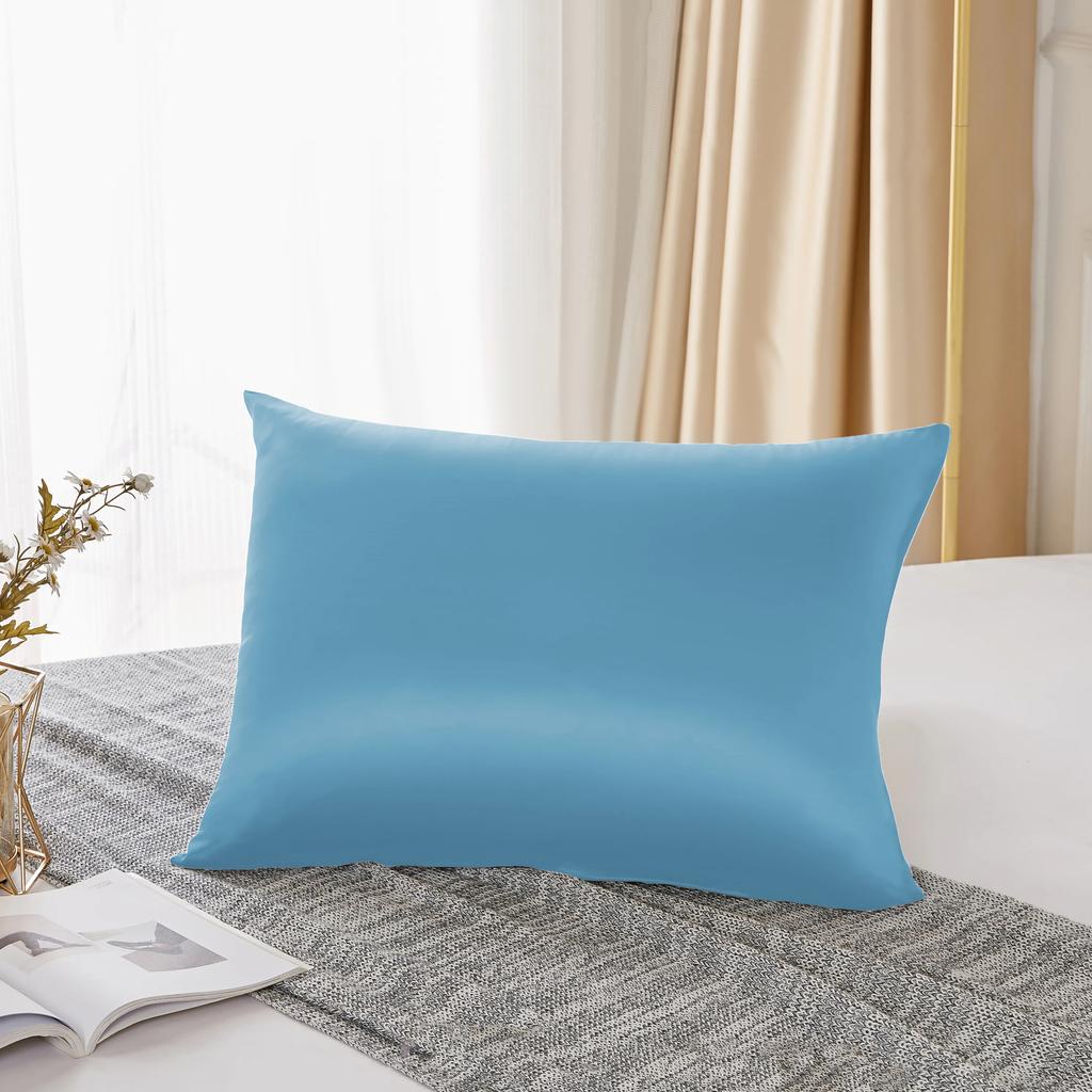 25 Momme Natural Mulberry Silk Pillowcase,Both Sided Pure Silk Pillow Cover Gifts for Women,Pure Silk Pillowcsae For Hair