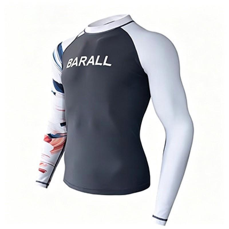 Mens Long Sleeve Pants Rash Guard Split Swimsuit Surfing Snorkeling Diving