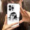 Томиэ Дзюндзи Ито Для iPhone 17 16 15 11 13 14 Pro Max Plus 12 Mini Черный Чехол для Телефона