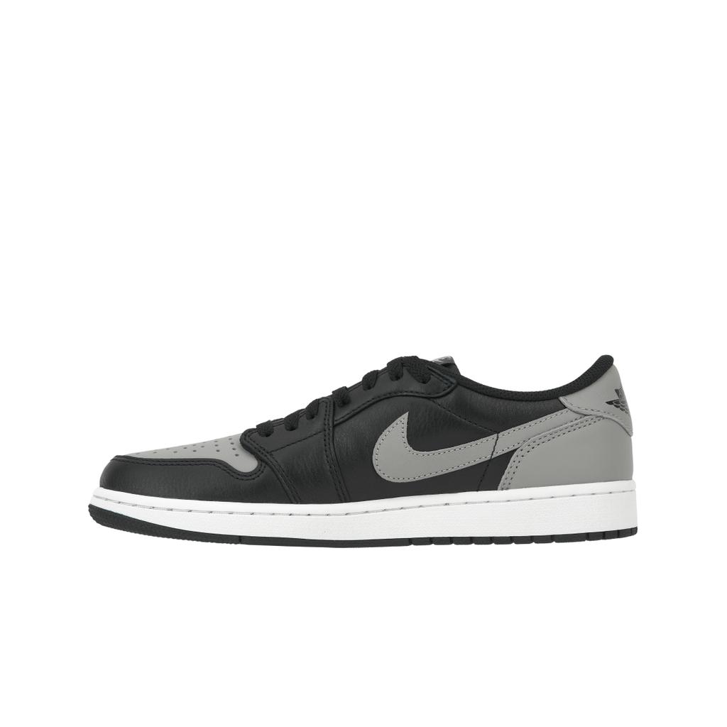 Мужские кроссовки Air Jordan 1 Retro Low OG Shadow 2024 черные средне-серые белые CZ0790-003