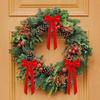 Party Accessories Christmas Ornament Elegant Velvet Christmas Bows for Tree Chairs Festive Holiday Decorations for Home Party