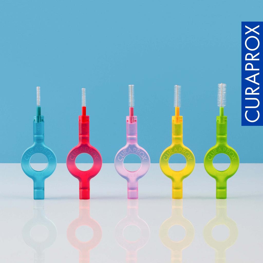 Щетка для межзубных промежутков CURAPROX CPS Prime Start CPS 11 8 сменных насадок (зеленый)