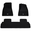 Clazzio Floor Mat 3D Type Set for 1 Tesla Model 3 R3 NEW Rubber Type Black (2021)/6~R5 (2023)/8 EX-8500 [5EEXB8500K]