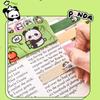 1 шт. Кавайный мультяшный панда блокнот закладка канцелярские принадлежности флаги индекс вкладка клейкие заметки этикетки бумажные наклейки