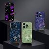 Y2k INS Чехол для телефона с граффити для iPhone17,16,15,14,13,12 Plus,Max Мягкий силиконовый черный чехол