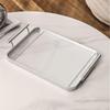 Сервировочные подносы Многоцелевые акриловые прямоугольные с ручками Посуда Органайзер для столешницы