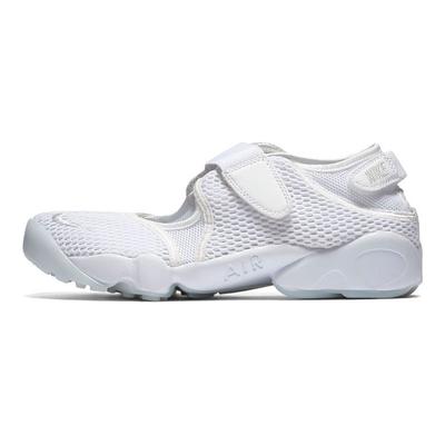 Air Rift Breathe Triple Белые женские кроссовки Pure-Platinum 848386-100