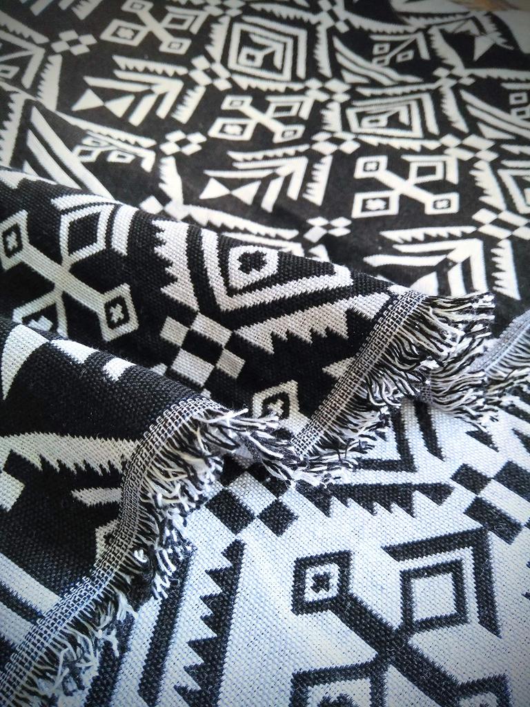 Полосатая ткань в этническом стиле 2 м лоскуты ткани родной узор Ortega материалы для рукоделия принадлежности для рукоделия изготовление сумок ручной работы переделка джинсовой ткани