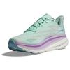 HOKA Clifton 9 Широкие Кроссовки Женские Зеленые 1132211-SOLM