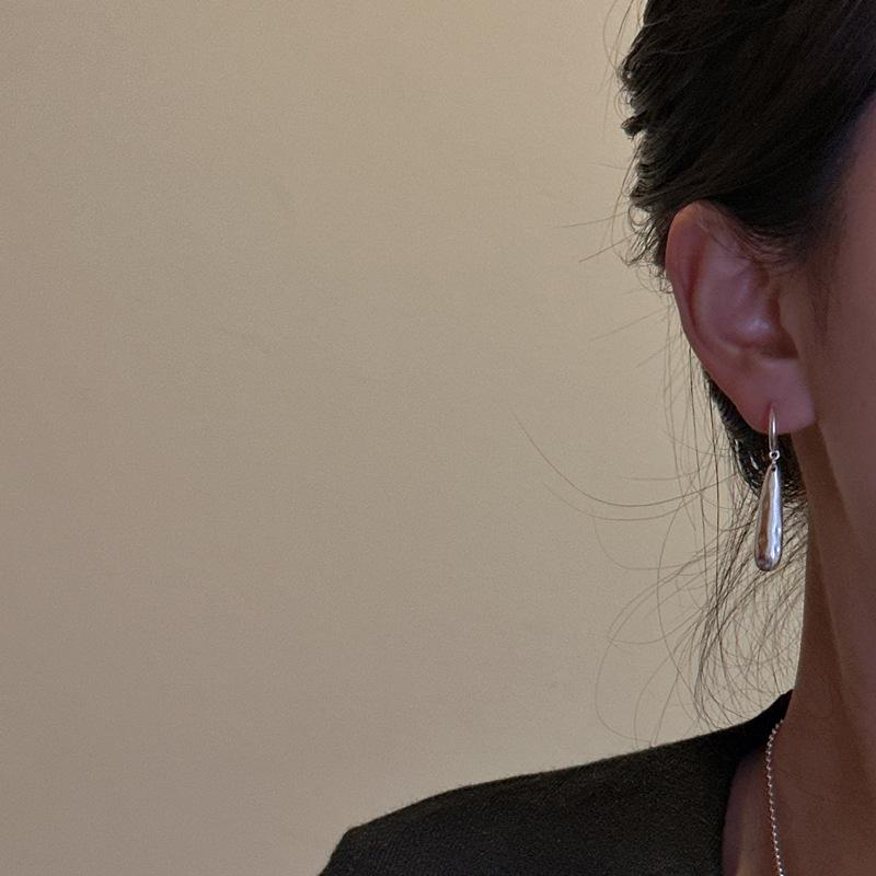 Длинные серьги-капли Простые серьги-шармы